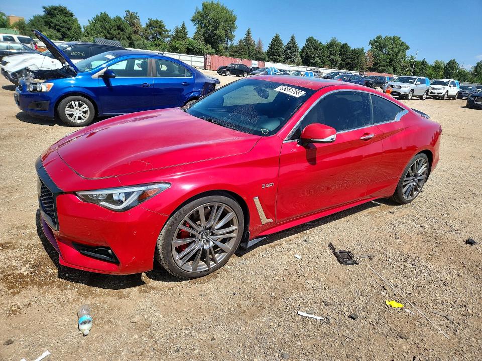 2017 Infiniti Q60 VIN JN1FV7EK7HM610855 — COPART salvage auction photo