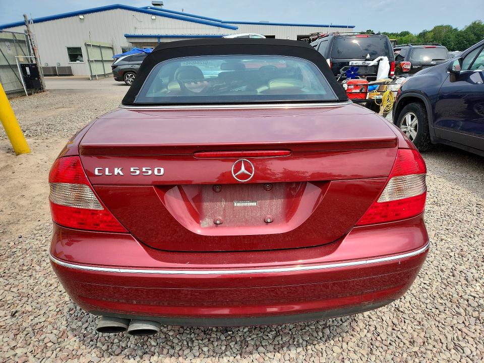 2009 Mercedes-benz Clk-class VIN WDBTK72F69T102530 COPART salvage auction — FRONT END, NY - MV-907A SALVAGE CERTIFICATE, sold $450 on 2026-08-12 (photo 6)