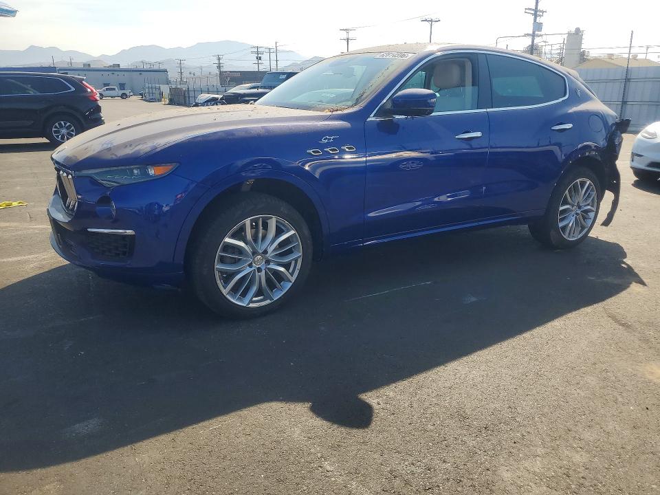 2022 Maserati Levante VIN ZN661XUA9NX398535 COPART salvage auction — FRONT END, Ca - Salvage Certificate, sold $14,300 on 2026-08-17 (photo 1)