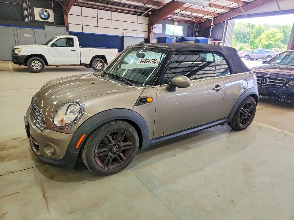 2012 Mini Cooper VIN WMWZN3C59CT265551 COPART salvage auction — FRONT END, Ma - Certificate Of Title (P), sold $3,200 on 2026-08-18 (photo 1)