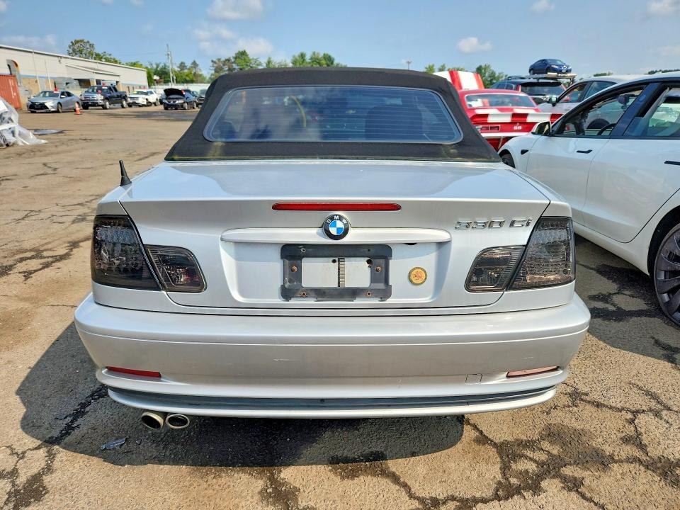 2001 BMW 3 series VIN WBABS53471JU88192 COPART salvage auction — UNDERCARRIAGE, CT - CERT OF TITLE-SALVAGE, sold $500 on 2026-08-18 (photo 6)
