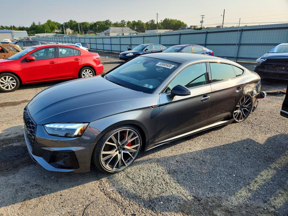2025 Audi A5 VIN WAUFACF50SA016544 — COPART salvage auction photo
