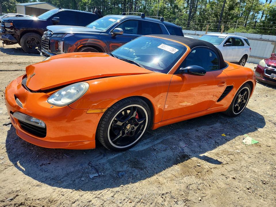 2008 Porsche Boxster VIN WP0CB29818U730127 — COPART salvage auction photo