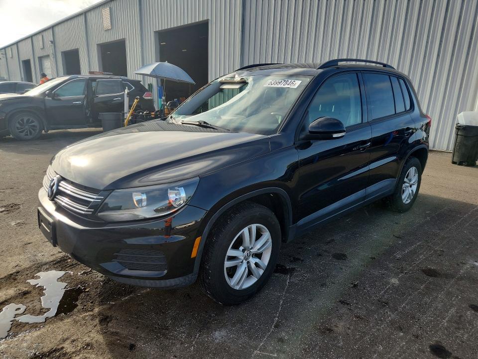 2017 Volkswagen Tiguan VIN WVGBV7AX0HK024793 COPART salvage auction — FRONT END, Fl - Cert Of Title Slvg Rebuildable, sold $2,000 on 2026-08-17 (photo 1)