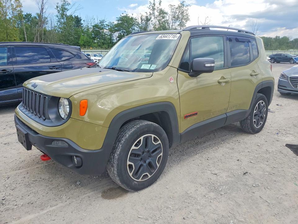2015 Jeep Renegade VIN ZACCJBCT6FPB93477 COPART salvage auction — NORMAL WEAR, NY - CERTIFICATE OF TITLE, sold $650 on 2026-08-10 (photo 1)