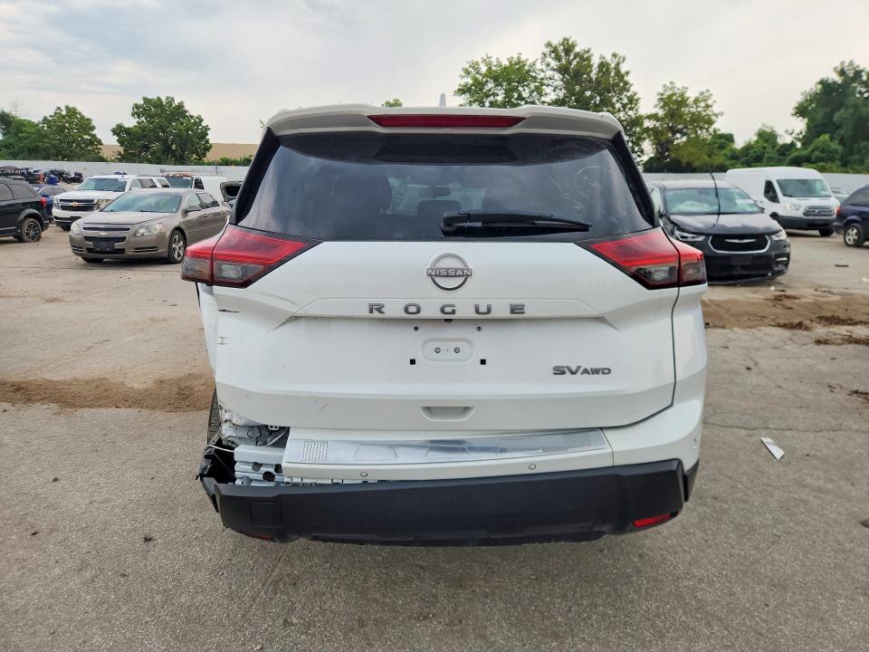 2024 Nissan Rogue VIN JN8BT3BB8RW430180 COPART salvage auction — REAR END, MO - SALVAGE CERTIFICATE OF TITLE (P), sold $7,500 on 2026-08-21 (photo 6)