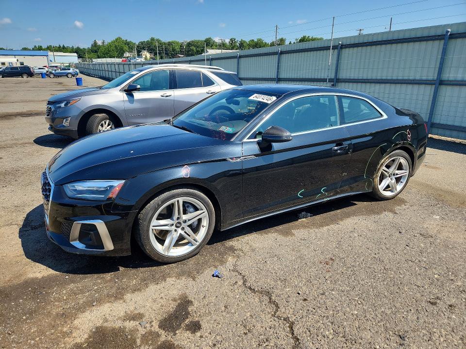 2021 Audi A5 VIN WAUSAAF54MA038391 — COPART salvage auction photo