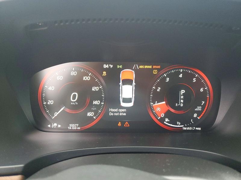 2018 Volvo S90 VIN LVY992ML7JP028702 COPART salvage auction — REAR END, Salvage Title, sold $7,700 on 2026-09-16 (photo 9)