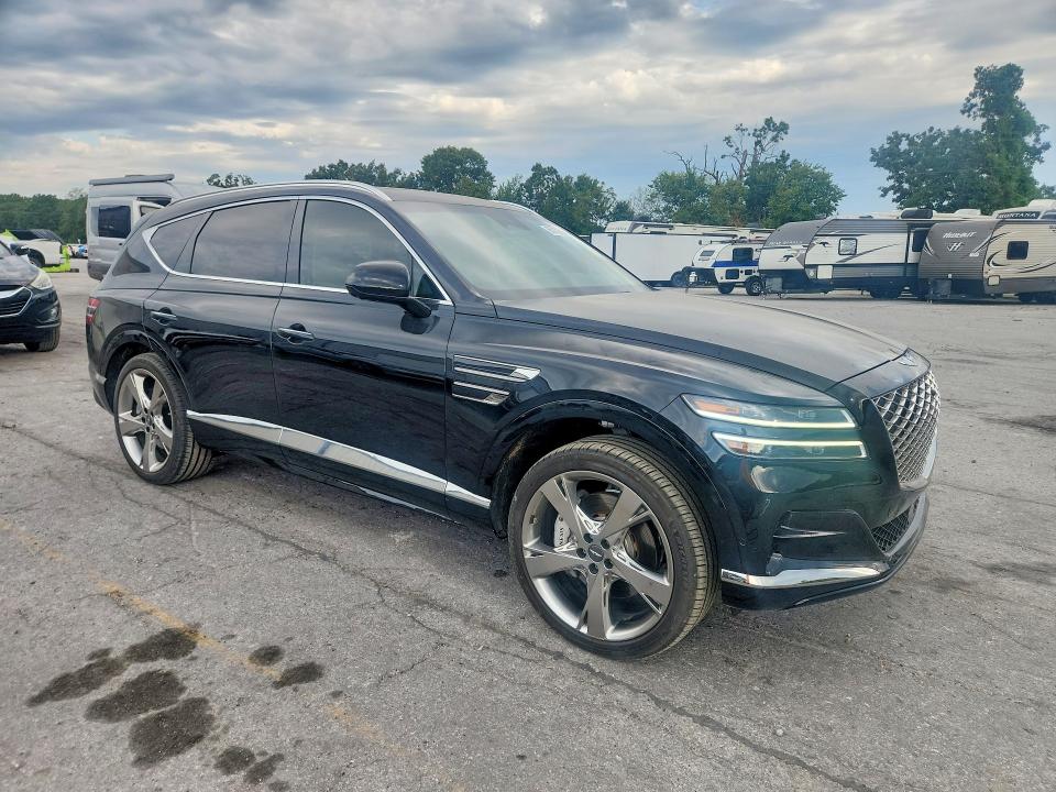 2024 Genesis Gv80 VIN KMUHBDSB8RU198199 COPART salvage auction — SIDE, MO - SALVAGE CERTIFICATE OF TITLE, sold $17,800 on 2026-09-16 (photo 4)