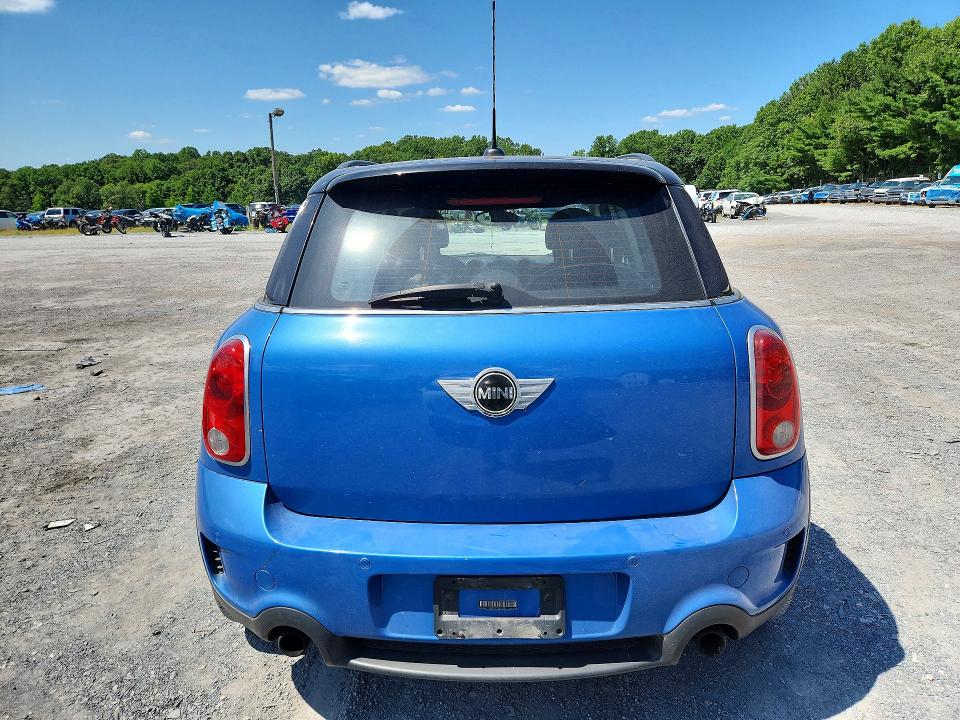 2012 Mini Cooper VIN WMWZC3C57CWM26953 COPART salvage auction — FRONT END, Pa - Certificate Of Salvage, sold $600 on 2026-08-10 (photo 6)