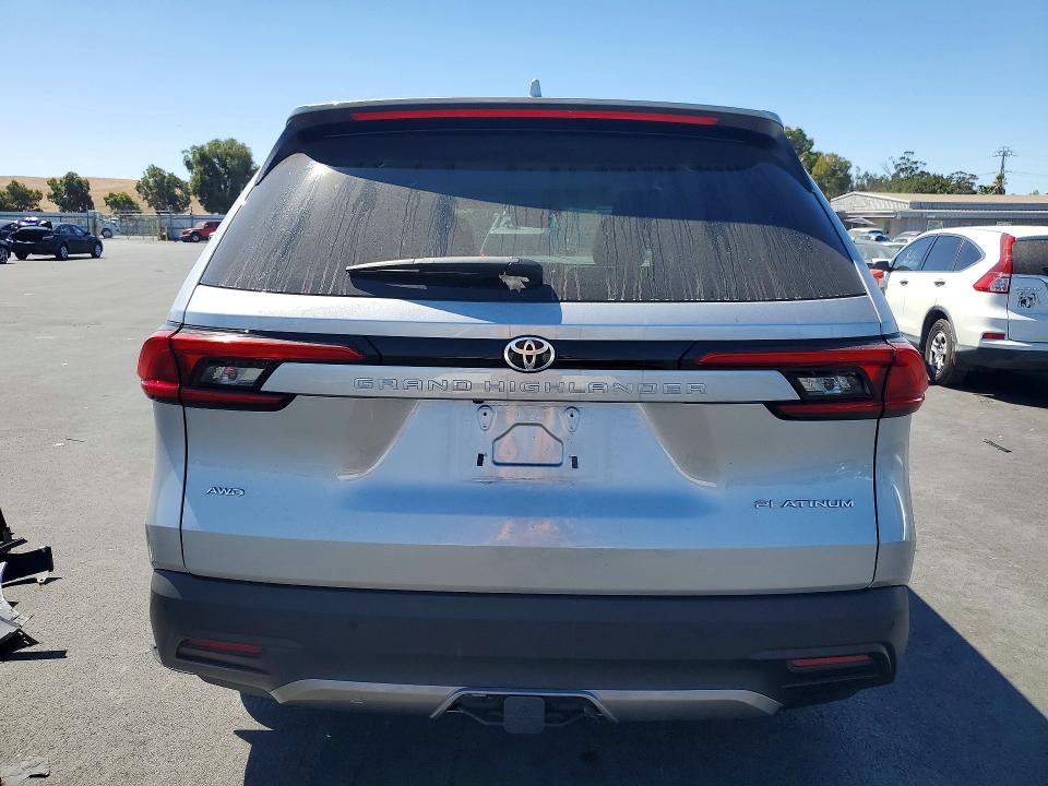 2024 Toyota Highlander VIN 5TDAAAB5XRS049524 COPART salvage auction — FRONT END, CA - SALVAGE CERTIFICATE, sold $18,000 on 2026-08-24 (photo 6)
