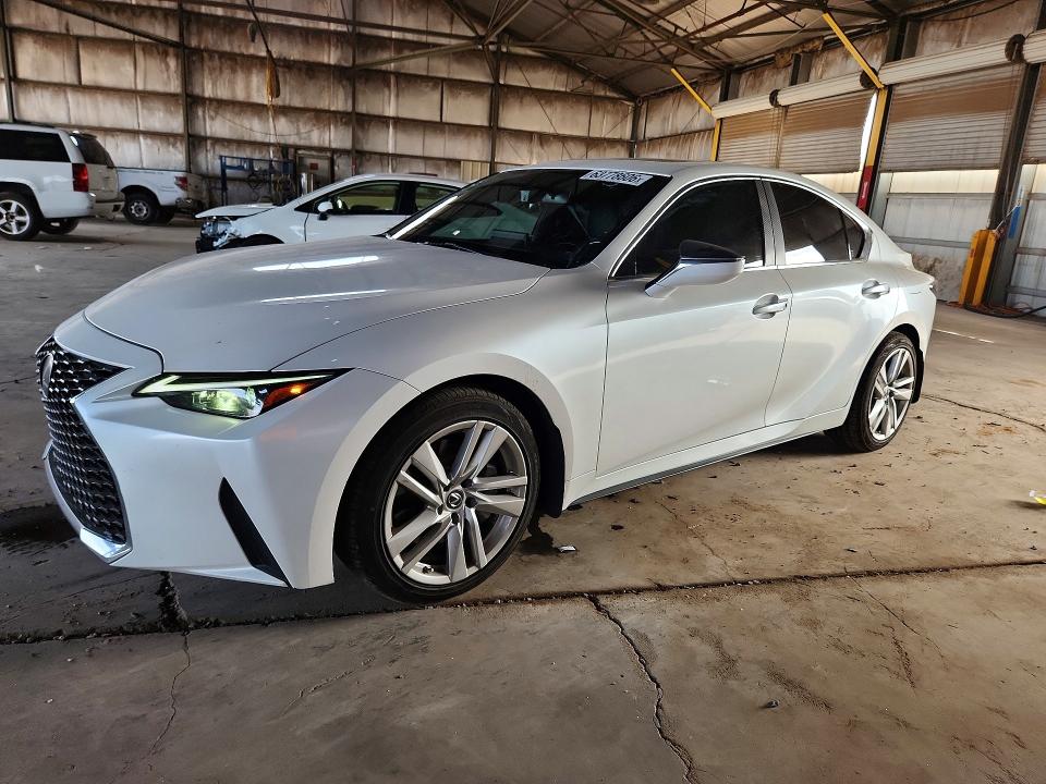 2021 Lexus Is VIN JTHC81F2XM5047094 — COPART salvage auction photo