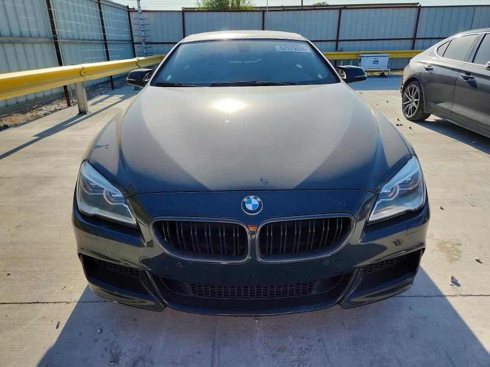 2016 BMW 6er VIN WBA6D0C57GG432542 COPART salvage auction — REAR END, Tx - Salvage Vehicle Title, sold $9,100 on 2026-08-21 (photo 5)