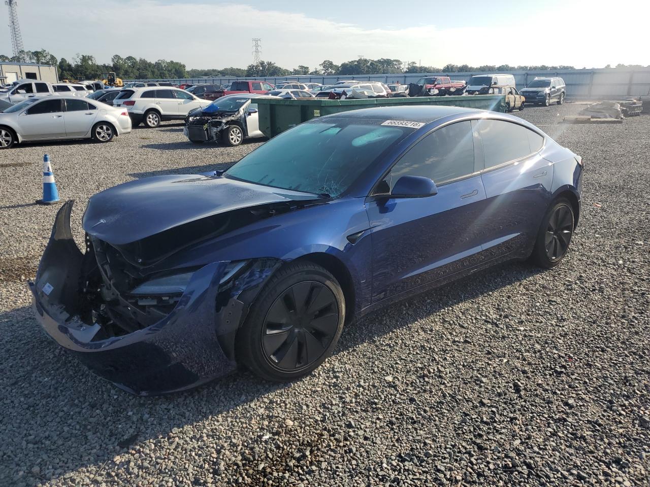 2025 Tesla Model 3 VIN 5YJ3E1EA9SF922440 — COPART salvage auction photo