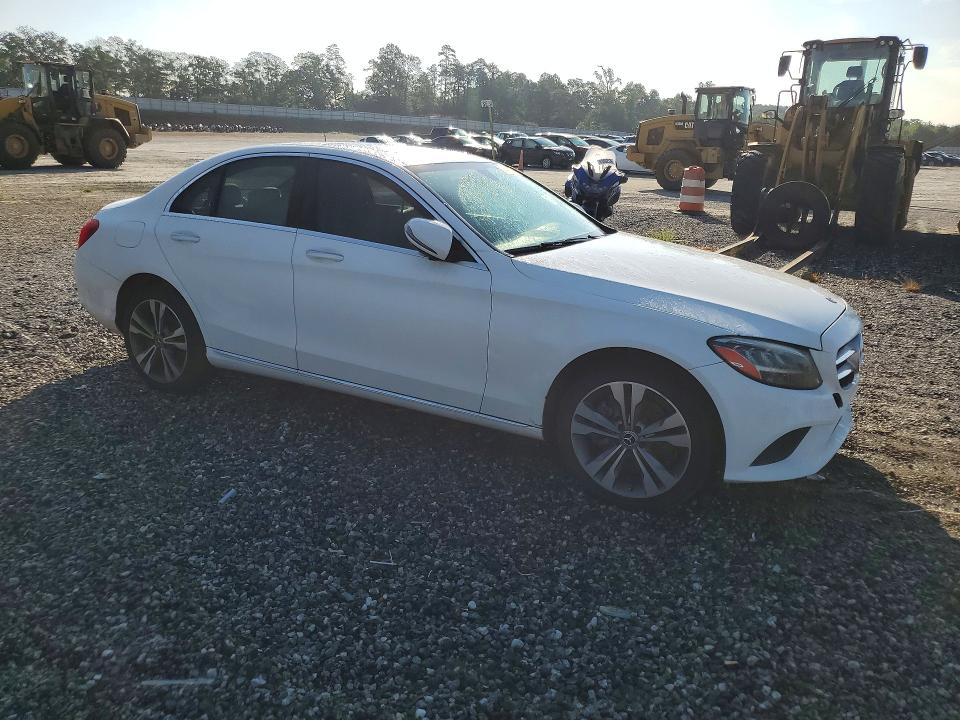 2020 Mercedes-benz C-klasse VIN WDDWF8EB3LR543429 COPART salvage auction — MINOR DENT/SCRATCHES, Wv - Certificate Of Title (P), sold $10,100 on 2026-08-12 (photo 4)