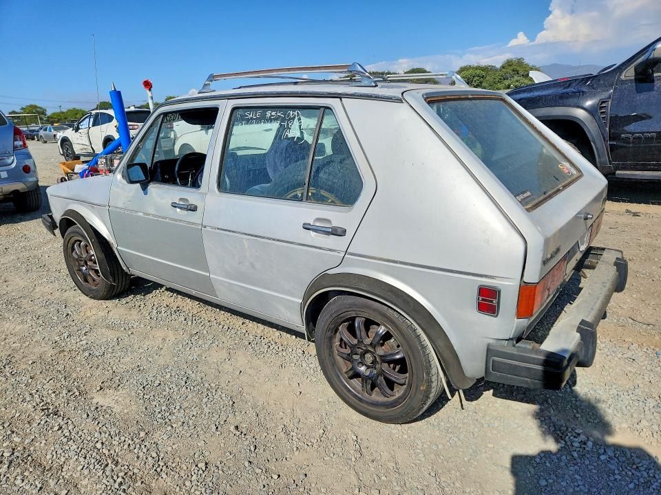 1982 Volkswagen Rabbit VIN 1VWGB917XCV041944 COPART salvage auction — FRONT END, Ca - Dis/Dlr/Exp Only Clean Title, sold $450 on 2026-08-28 (photo 2)