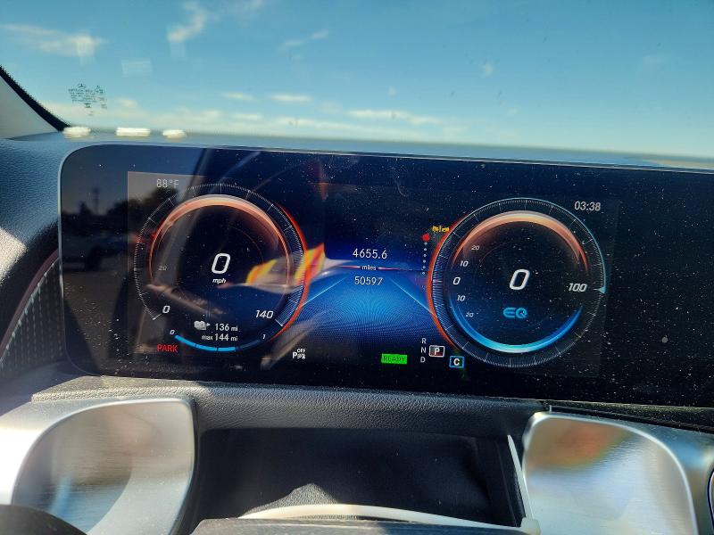 2023 Mercedes-benz Eqb VIN W1N9M0KB6PN012637 COPART salvage auction — FRONT END, Ca - Salvage Certificate, sold $11,400 on 2026-08-19 (photo 9)