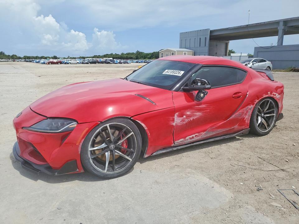 2022 Toyota Supra VIN WZ1DB0C08NW048438 — COPART salvage auction photo