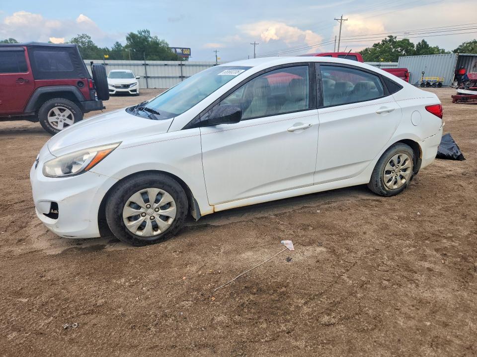 2016 Hyundai Accent VIN KMHCT4AE0GU114357 COPART salvage auction — REAR END, Fl - Certificate Of Title, sold $225 on 2026-09-10 (photo 1)