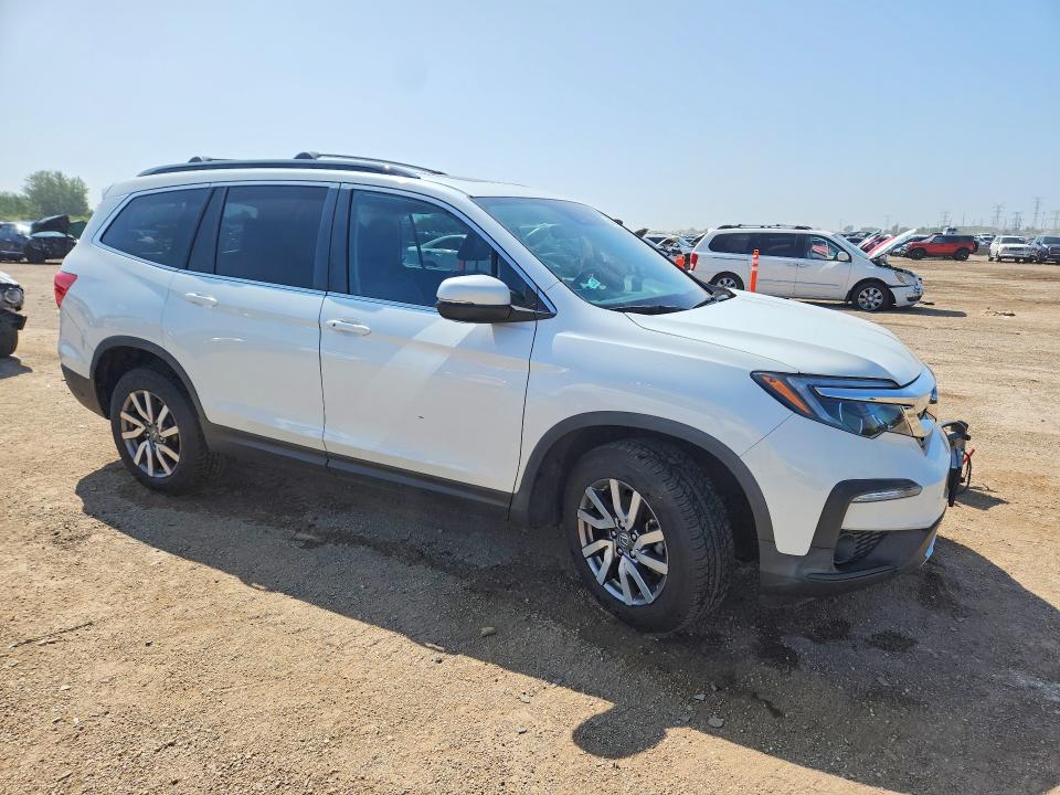 2020 Honda Pilot VIN 5FNYF5H55LB008793 COPART salvage auction — FRONT END, IL - SALVAGE CERTIFICATE, sold $6,500 on 2026-10-05 (photo 4)