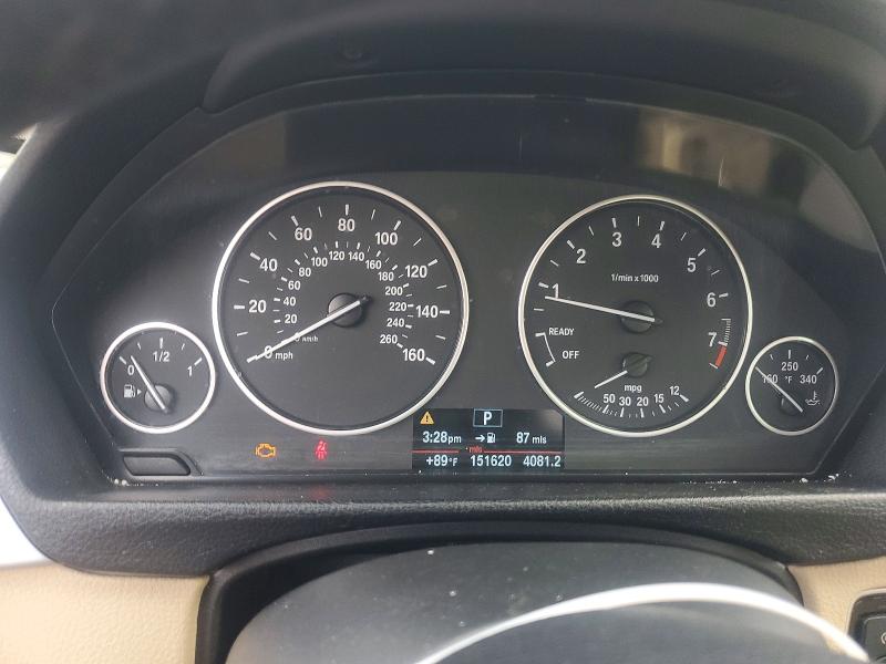 2013 BMW 3er VIN WBA3B5C55DF594192 COPART salvage auction — MECHANICAL, Ct - Certificate Of Title, sold $500 on 2026-08-21 (photo 9)