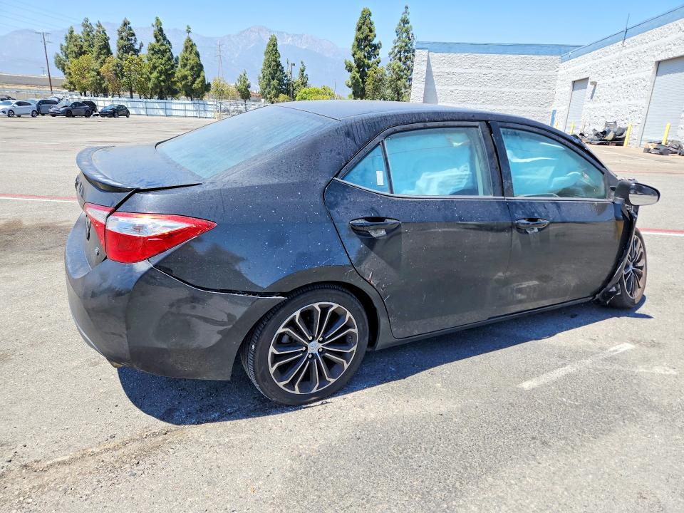 2016 Toyota Corolla VIN 5YFBURHE6GP530717 COPART salvage auction — FRONT END, Ca - Salvage Certificate, sold $150 on 2026-08-13 (photo 3)