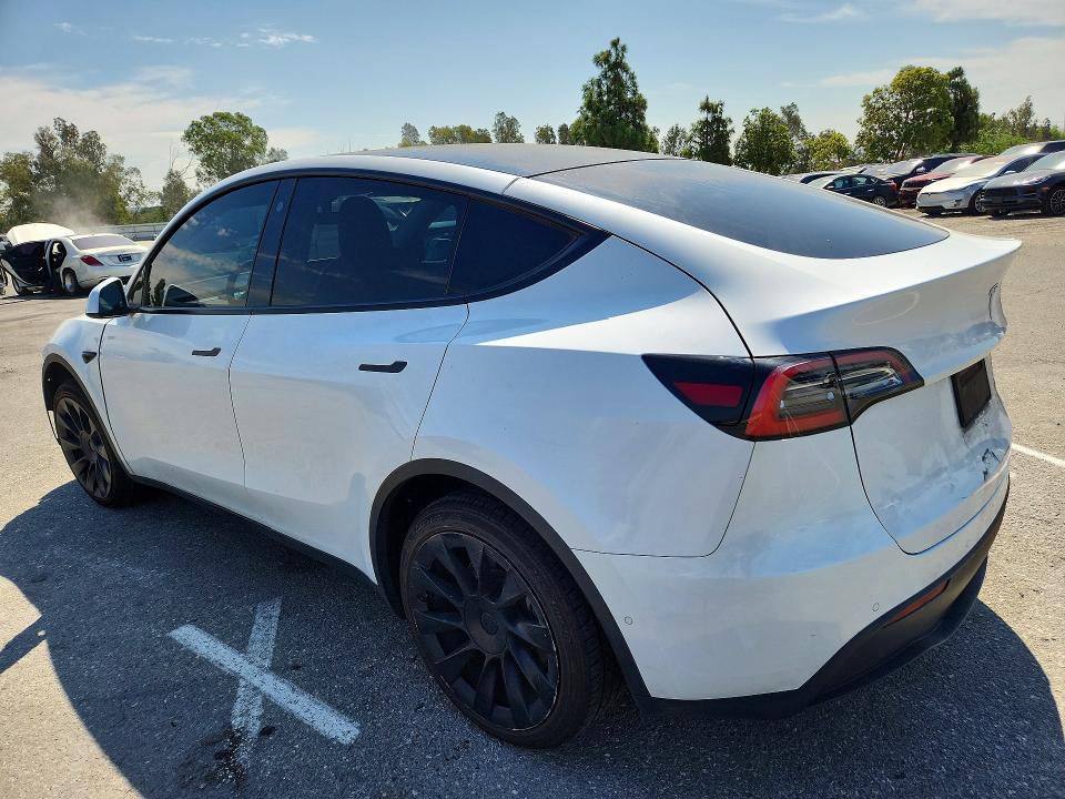 2021 Tesla Model y VIN 5YJYGDEE2MF072478 COPART salvage auction — FRONT END, Ca - Salvage Certificate, sold $7,100 on 2026-08-27 (photo 2)