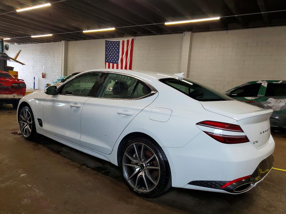 2026 Genesis G70 VIN KMTG64SC1TU165274 COPART salvage auction — WATER/FLOOD, FL - CERT OF TITLE-SLVG REBLD FLOOD (P), sold $13,800 on 2026-08-19 (photo 2)