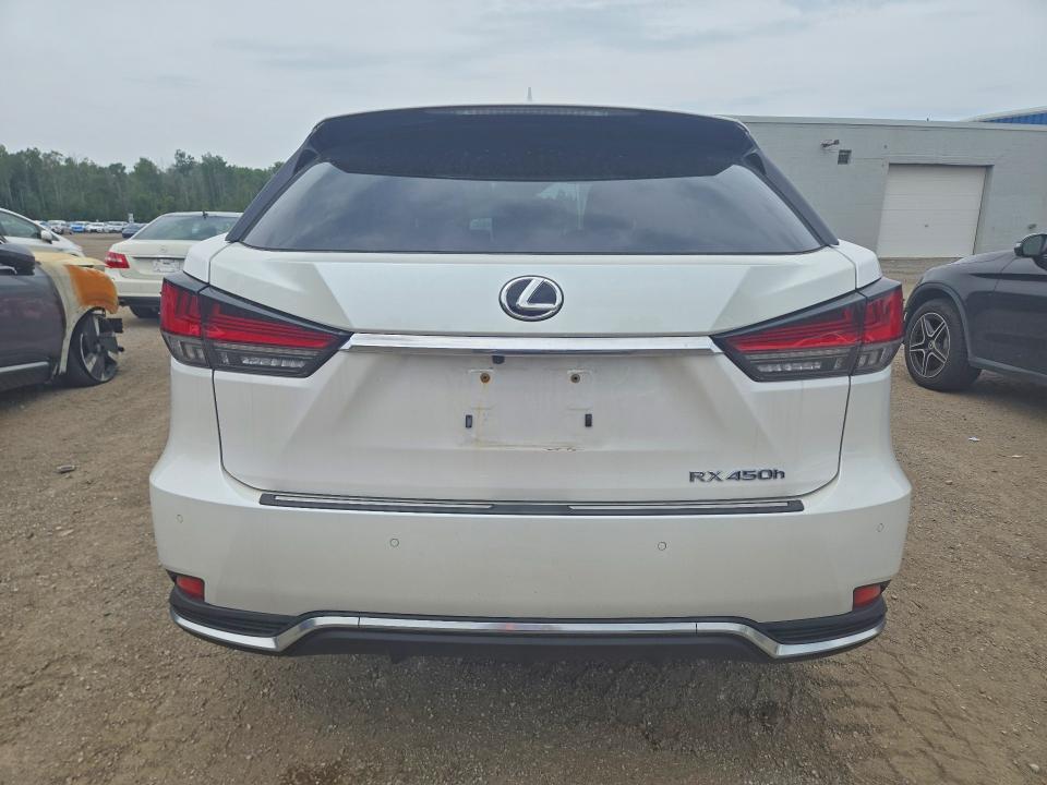 2022 Lexus Rx 450h VIN 2T2JGMDA6NC085803 COPART salvage auction — FRONT END, ON - PERMIT NO BRAND - UNFIT, sold $30,500 on 2026-09-29 (photo 6)