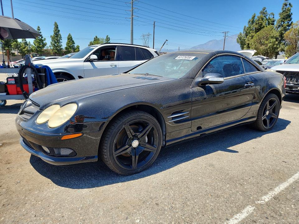 2003 Mercedes-benz Sl-class VIN WDBSK75F33F039870 COPART salvage auction — MINOR DENT/SCRATCHES, CA - DIS/DLR/EXP ONLY CLEAN TITLE, sold $1,450 on 2026-08-18 (photo 1)