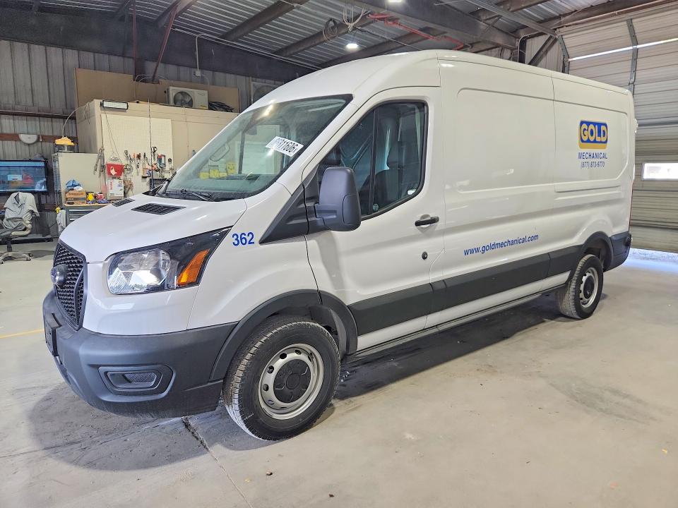 2025 Ford Transit VIN 1FTBR1C88SKA91922 COPART salvage auction — HAIL, MO - SALVAGE CERTIFICATE OF TITLE, sold $34,000 on 2026-09-30 (photo 1)