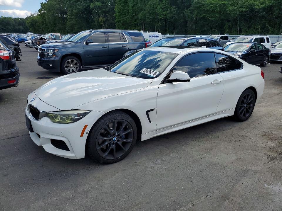 2018 BMW 4er VIN WBA4W5C50JAE43510 — COPART salvage auction photo
