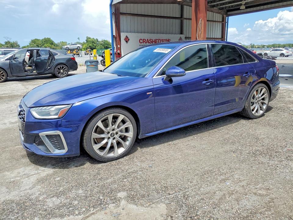 2021 Audi A4 VIN WAUEAAF40MN015106 — COPART salvage auction photo