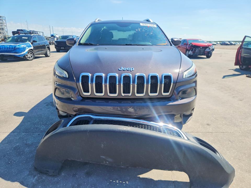 2016 Jeep Cherokee VIN 1C4PJLDB7GW200082 COPART salvage auction — FRONT END, Ms - Certificate Of Title (P), sold $1,900 on 2026-09-08 (photo 5)