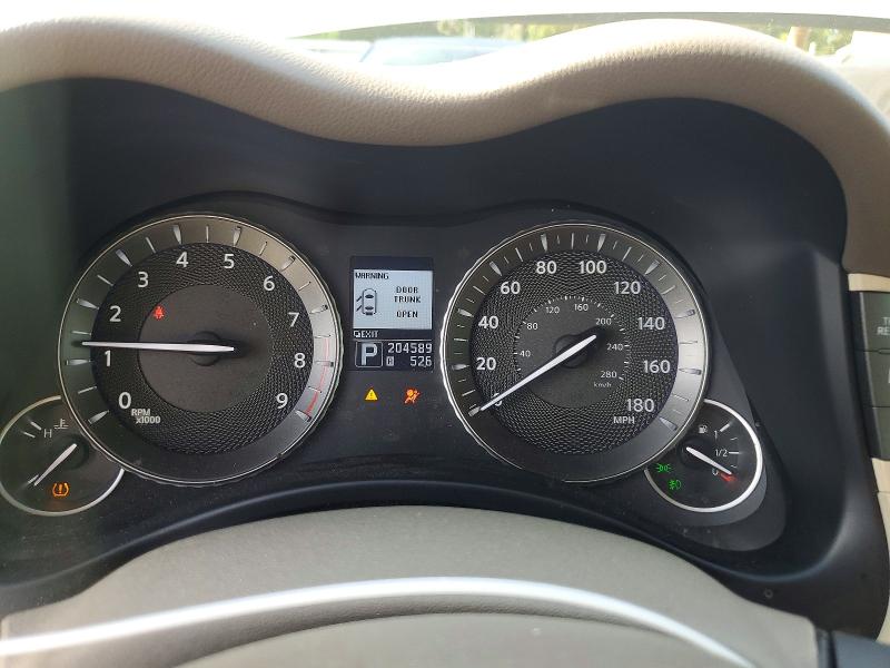 2011 Infiniti M VIN JN1BY1AP0BM322722 COPART salvage auction — REAR END, Ga - Cert Of Title-Salvage, sold $925 on 2026-08-27 (photo 9)