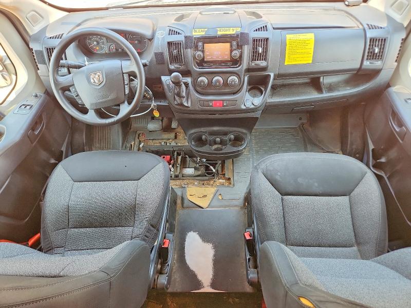 2021 Ram Promaster 3500 VIN 3C6FRVJG0ME503038 COPART salvage auction — SIDE, Nc - Dealer Only Clean Title, sold $8,200 on 2026-08-27 (photo 8)