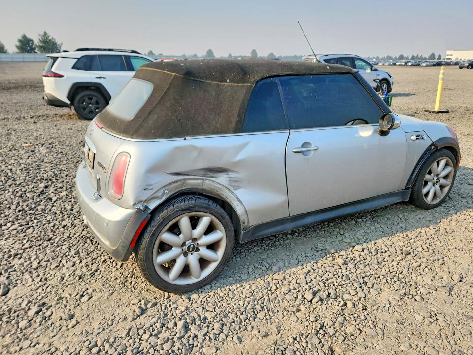 2005 Mini Cooper VIN WMWRH33515TF85637 COPART salvage auction — REAR END, WA - BILL OF SALE, sold $875 on 2026-08-12 (photo 3)