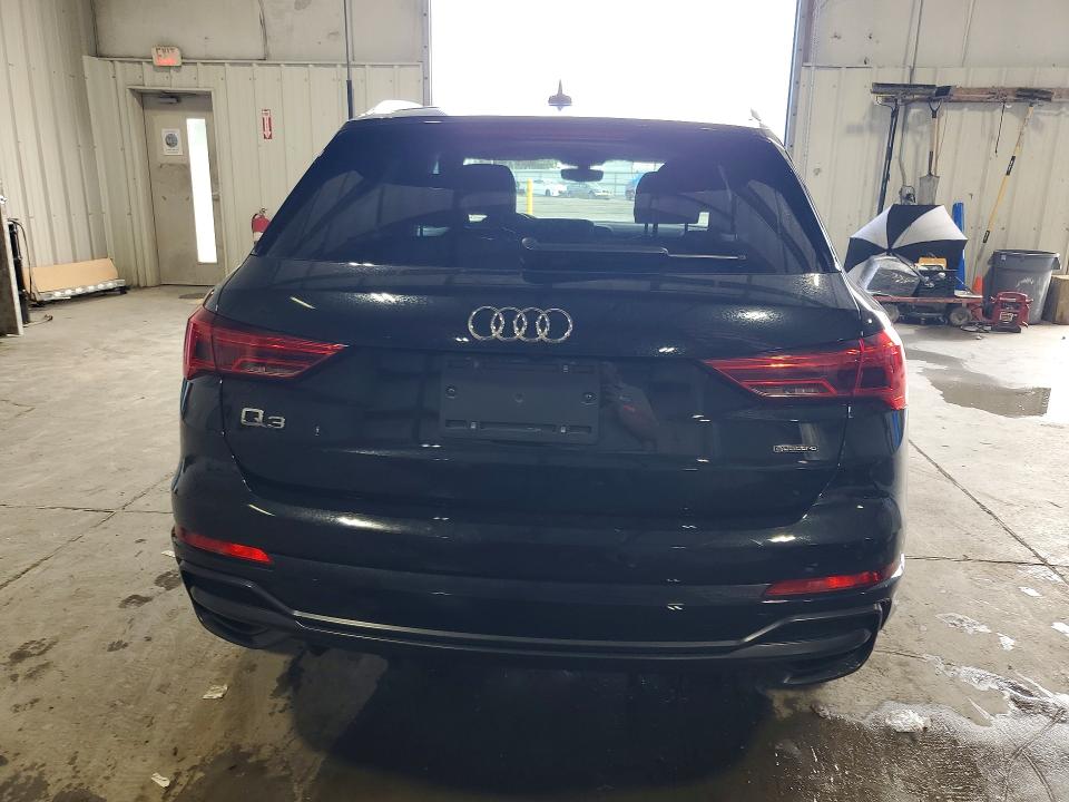 2022 Audi Q3 VIN WA1EECF35N1113061 COPART salvage auction — FRONT END, Ny - Mv-907A Salvage Certificate, sold $7,600 on 2026-08-17 (photo 6)
