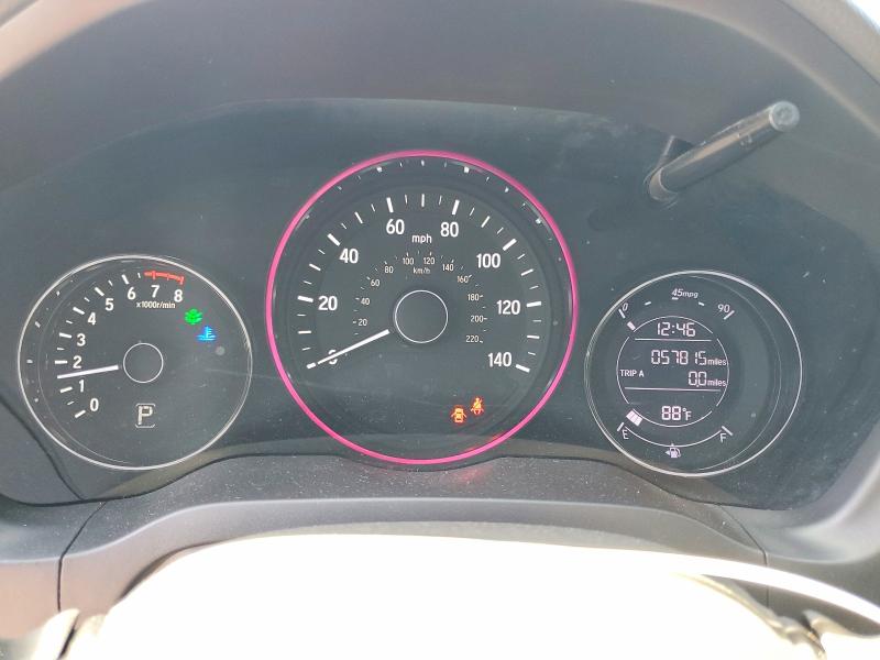 2019 Honda Hr-v VIN 3CZRU5H17KG710866 COPART salvage auction — FRONT END, Ca - Salvage Certificate, sold $7,400 on 2026-08-19 (photo 9)