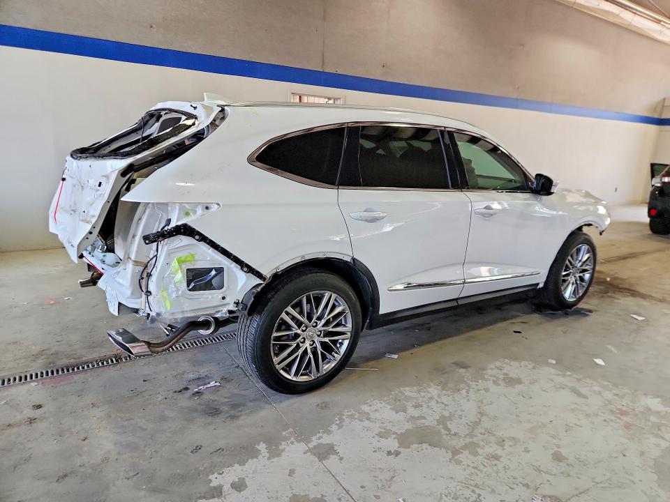 2022 Acura Mdx VIN 5J8YE1H83NL015877 COPART salvage auction — REAR END, Va - Cert Of Title - Salvage, sold $11,900 on 2026-08-28 (photo 3)