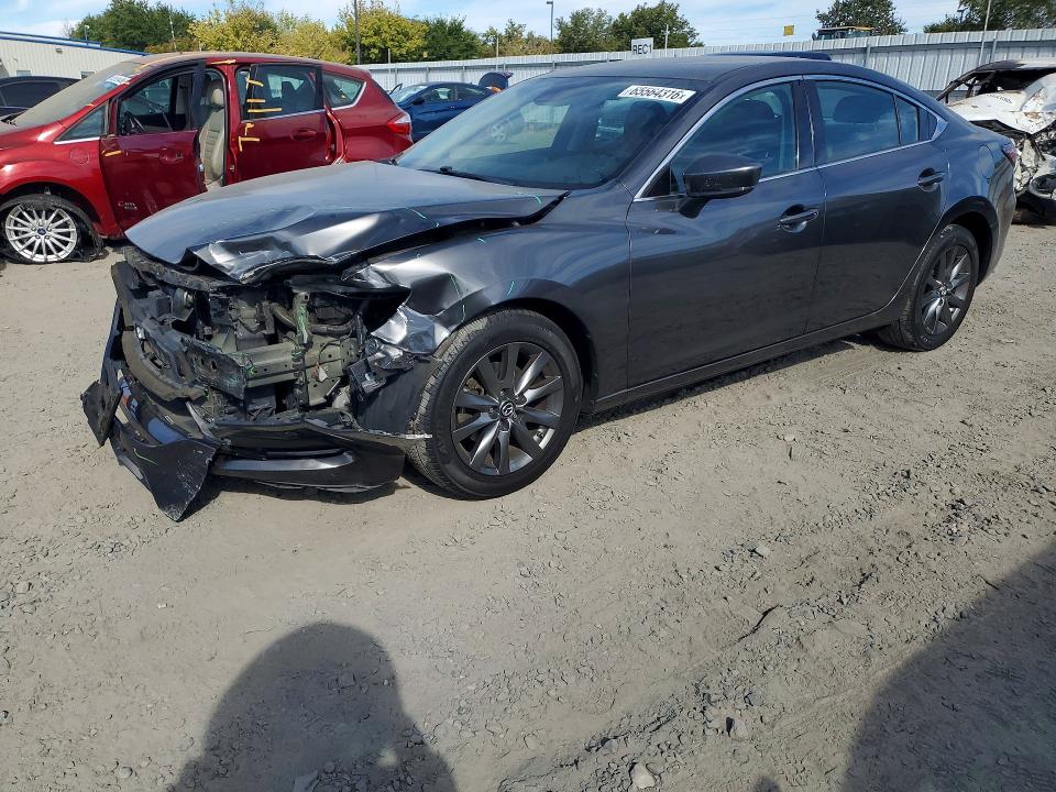 2018 Mazda 6 VIN JM1GL1UM3J1303391 COPART salvage auction — FRONT END, Ca - Salvage Certificate, sold $1,250 on 2026-09-08 (photo 1)