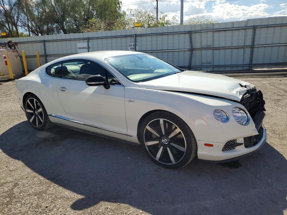 2015 Bentley Continental VIN SCBFJ7ZA1FC044479 COPART salvage auction — FRONT END, Nv - Salvage Title, sold $23,000 on 2026-09-17 (photo 4)