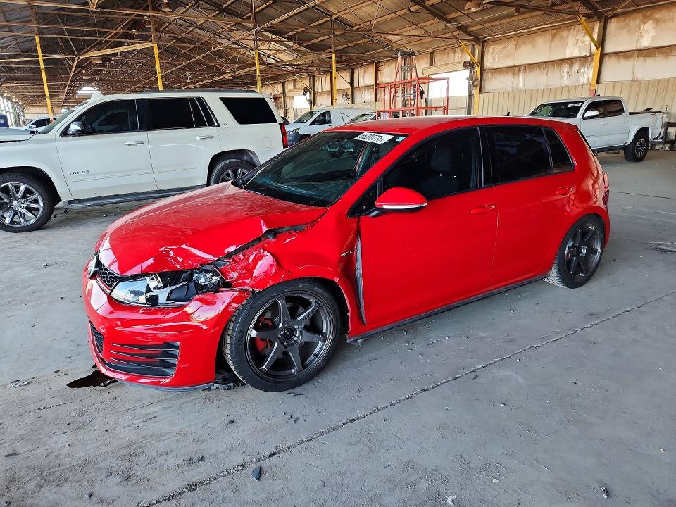 2017 Volkswagen Gti VIN 3VW5T7AU7HM075467 — COPART salvage auction photo