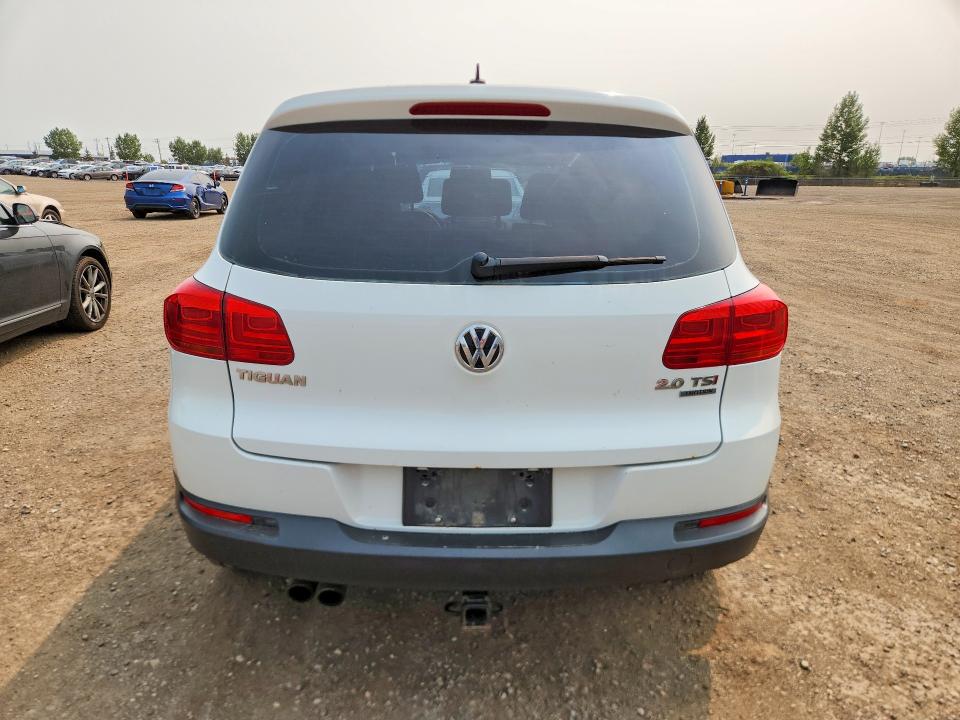 2014 Volkswagen Tiguan VIN WVGJV3AX4EW558565 COPART salvage auction — REAR END, AB - OOP - ACTIVE, sold $2,100 on 2026-08-18 (photo 6)