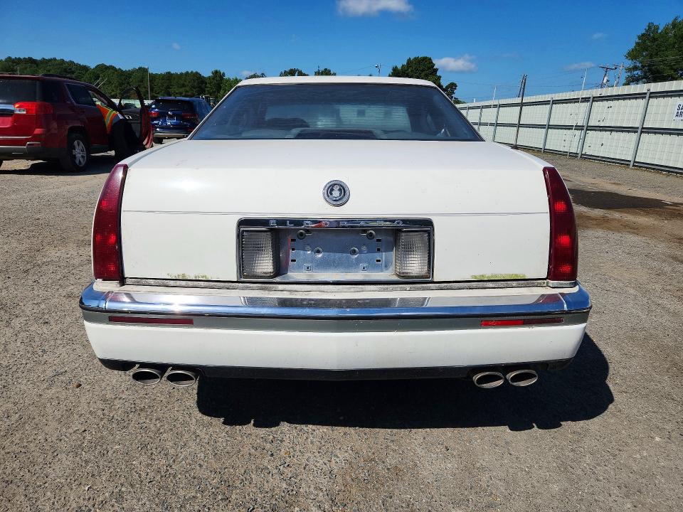 1992 Cadillac Eldorado VIN 1G6EL13B0NU624500 COPART salvage auction — FRONT END, TX - SALVAGE VEHICLE TITLE, sold $575 on 2026-09-10 (photo 6)
