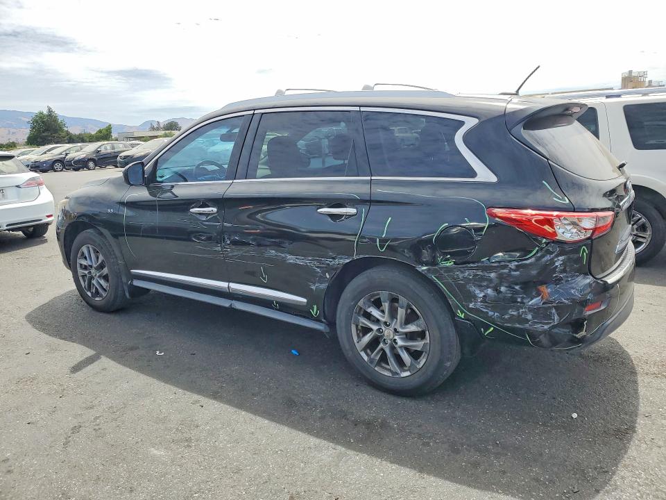 2015 Infiniti Qx60 VIN 5N1AL0MM1FC528481 COPART salvage auction — SIDE, CA - SALVAGE CERTIFICATE, sold $725 on 2026-08-20 (photo 2)