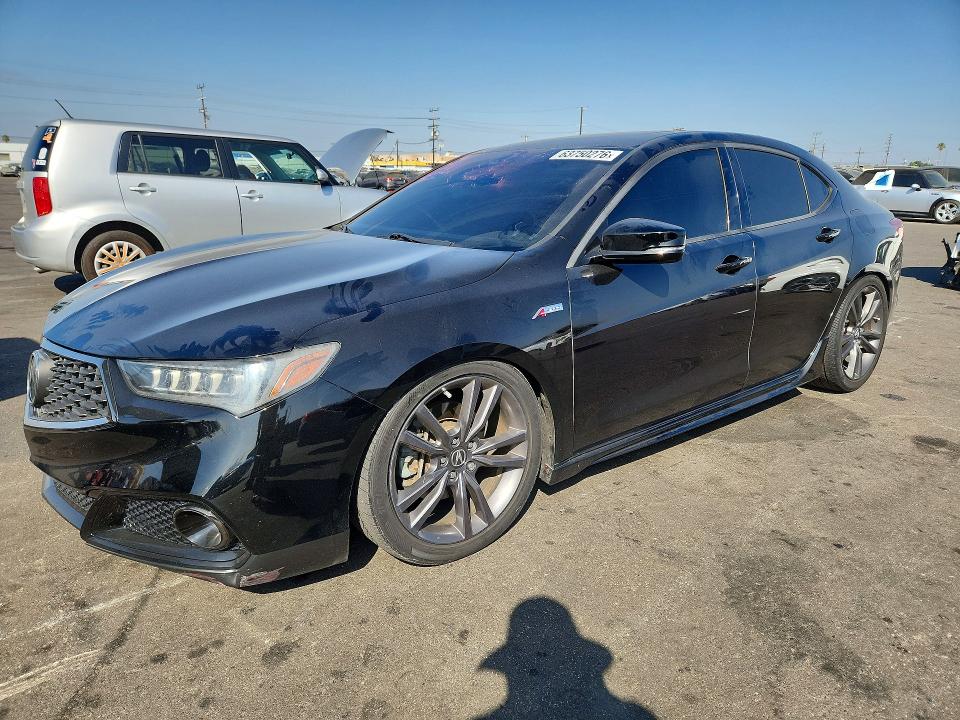 2018 Acura Tlx VIN 19UUB3F69JA000617 COPART salvage auction — FRONT END, Ca - Salvage Certificate, sold $7,400 on 2026-08-26 (photo 1)