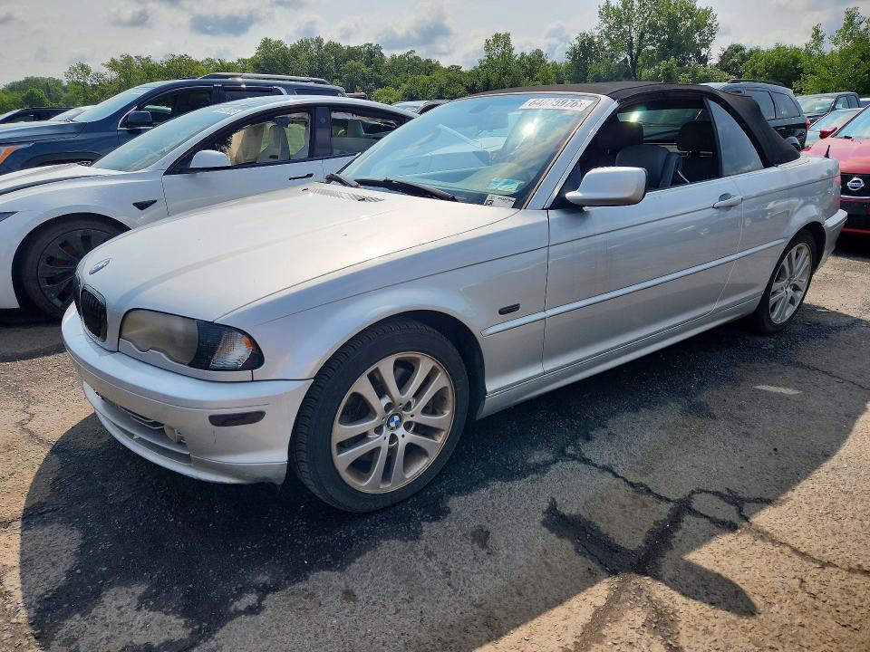 2001 BMW 3 series VIN WBABS53471JU88192 COPART salvage auction — UNDERCARRIAGE, CT - CERT OF TITLE-SALVAGE, sold $500 on 2026-08-18 (photo 1)