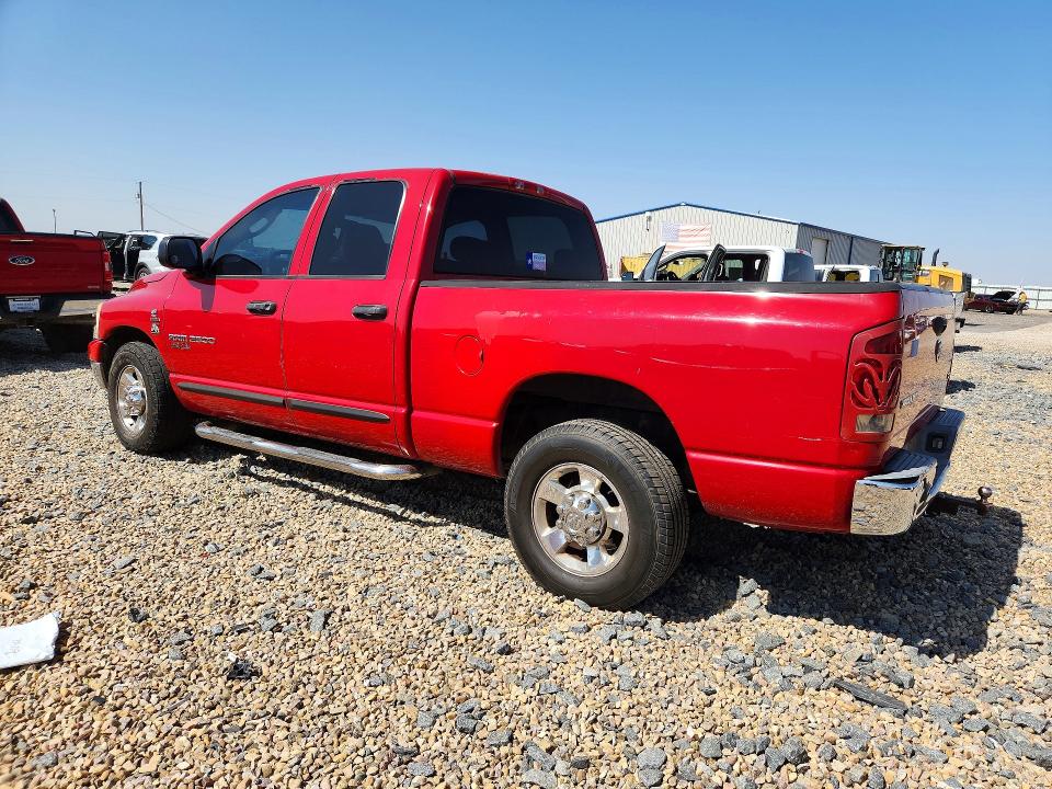 2006 Dodge Ram 2500 VIN 3D7KR28CX6G110685 COPART salvage auction — FRONT END, TX - SALVAGE VEHICLE TITLE, sold $2,100 on 2026-09-29 (photo 2)