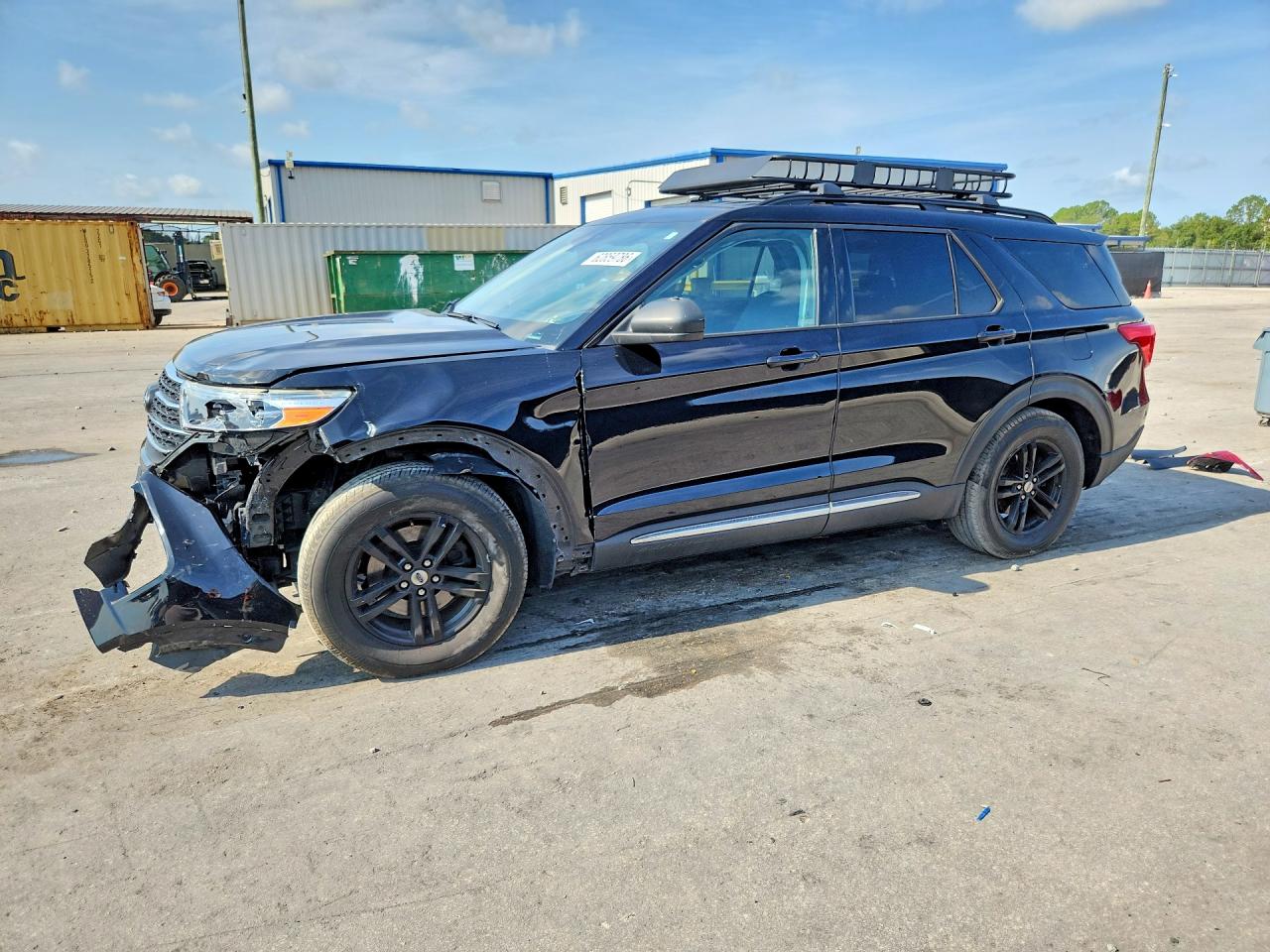 2022 Ford Explorer VIN 1FMSK7DH9NGA06532 — COPART salvage auction photo